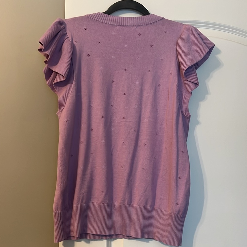 Avara Ruffle Sleeved Sweater - Picture 5 of 5
